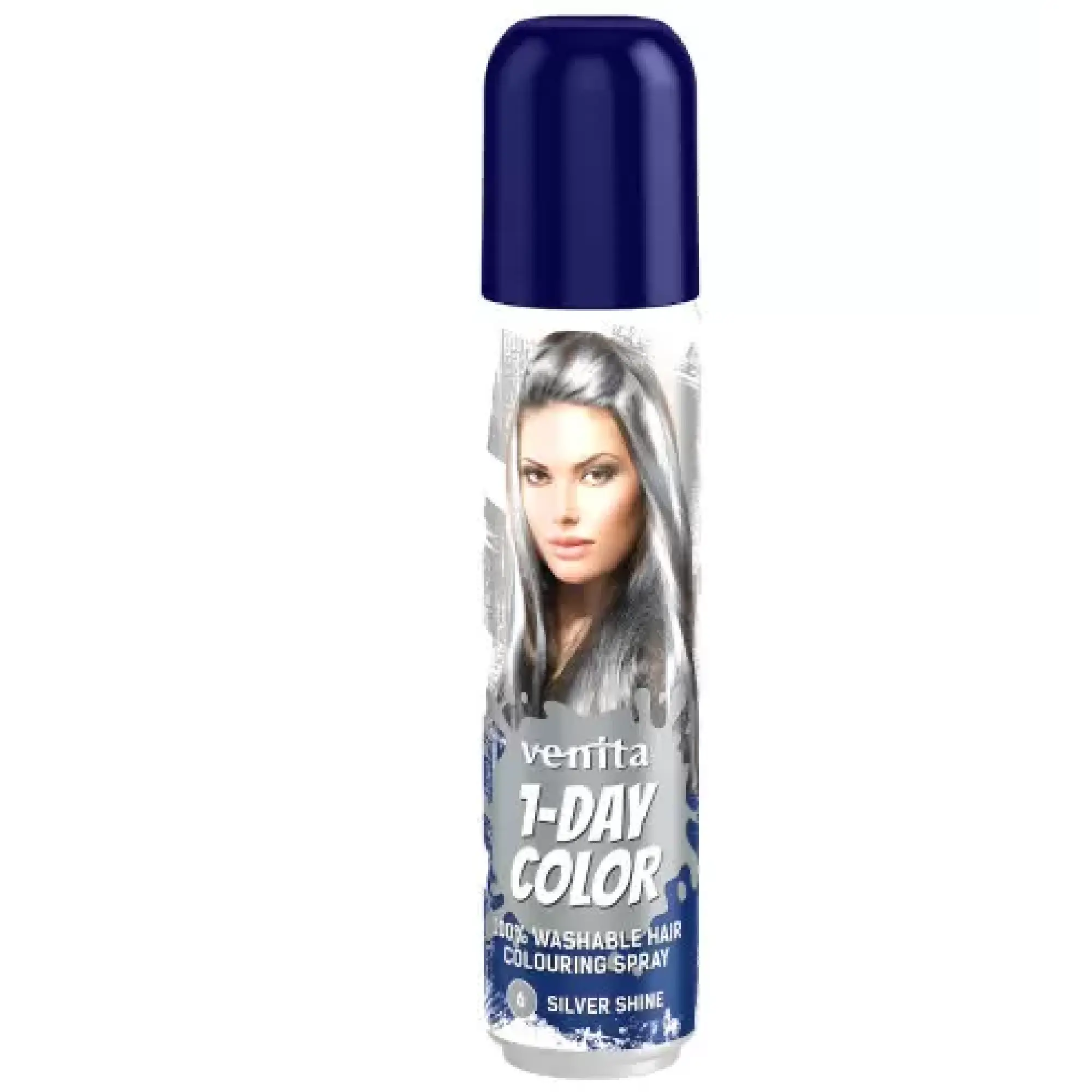 Venita 1-Day Color koloryzujący spray do włosów 6 srebrny blask 50 ml zdjęcie