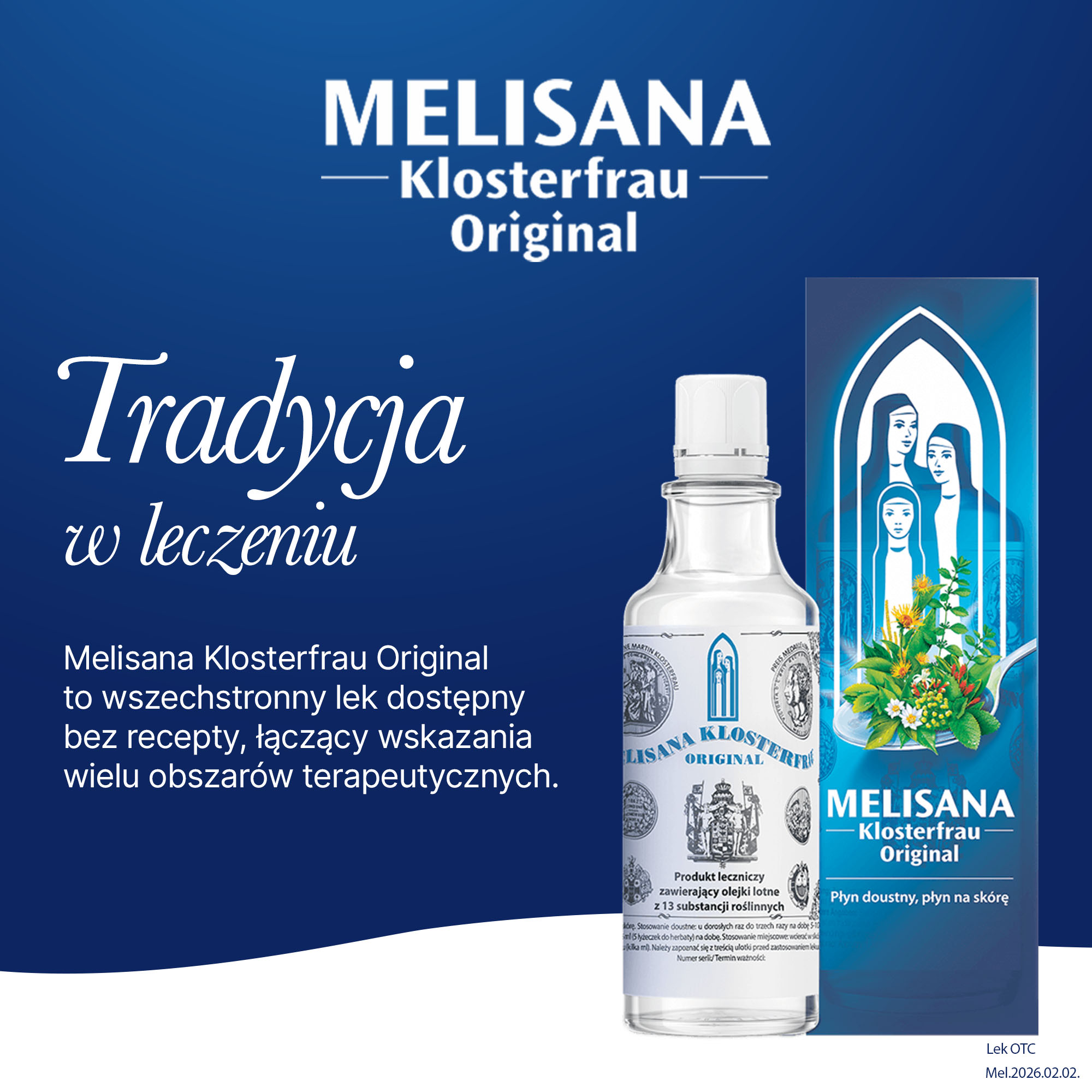 Melisana Klosterfrau Original Płyn, 235 ml