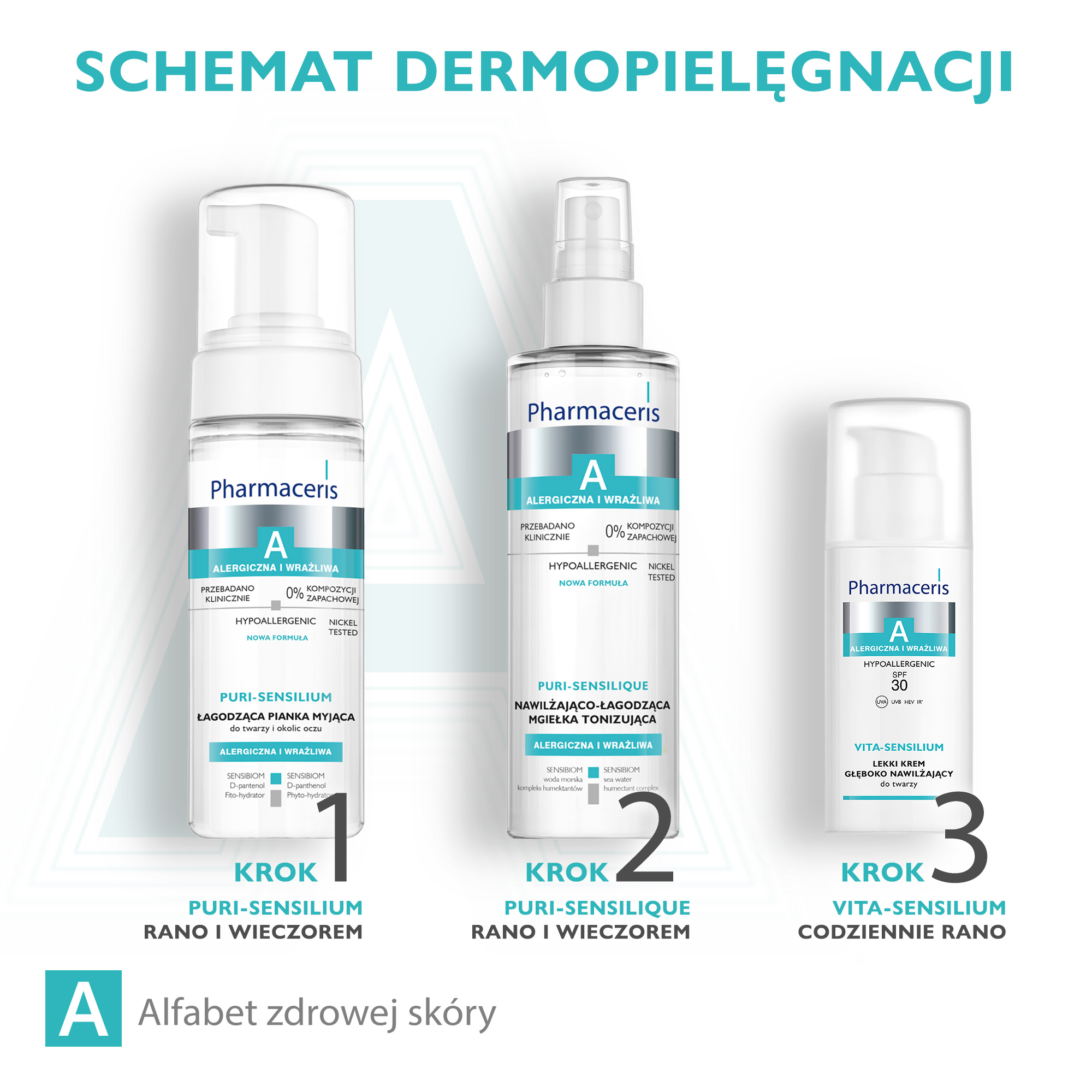 PHARMACERIS A VITA-SENSILIUM, krem do twarzy głęboko nawilżający, 50 ml
