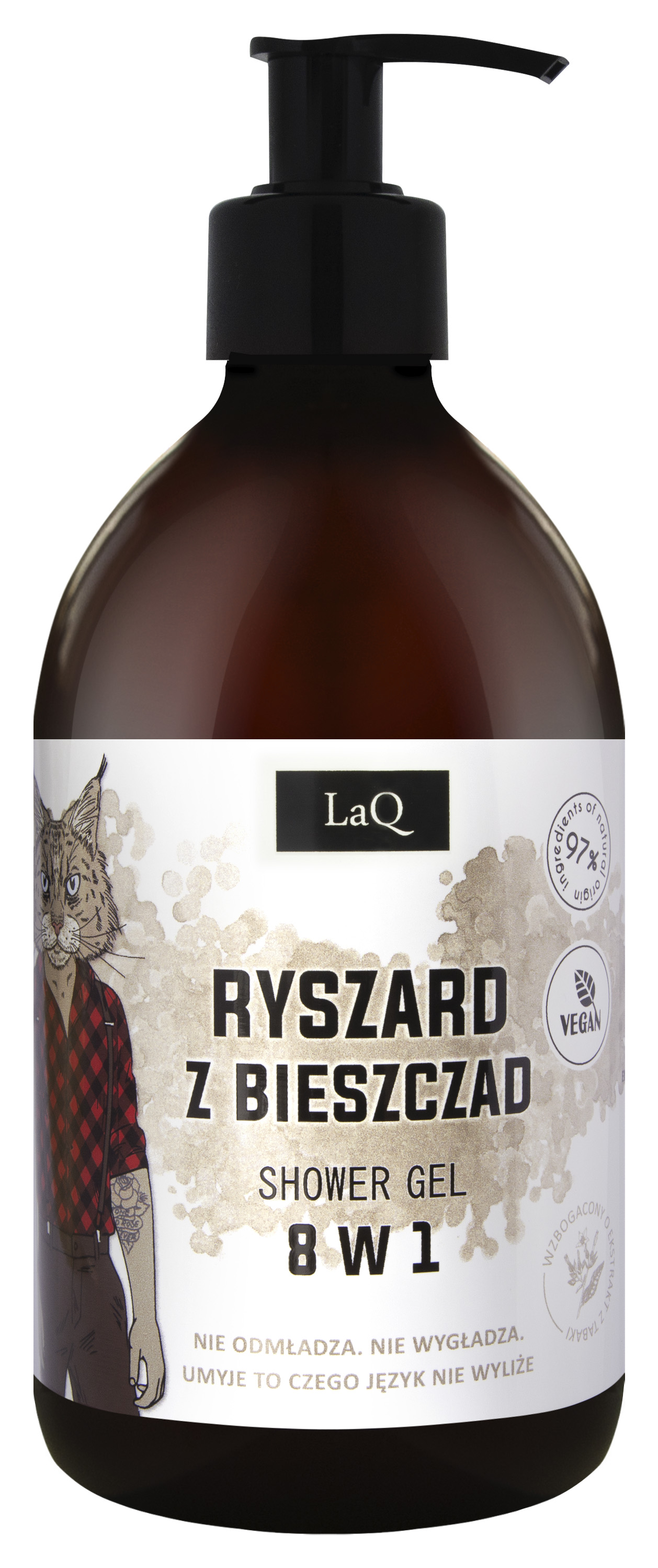LaQ Ryś Żel pod prysznic 8w1, 500 ml zdjęcie