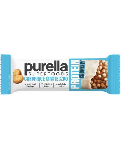 Purella Superfoods Protein bar baton proteinowy chrupiące ciasteczko, 45g zdjęcie