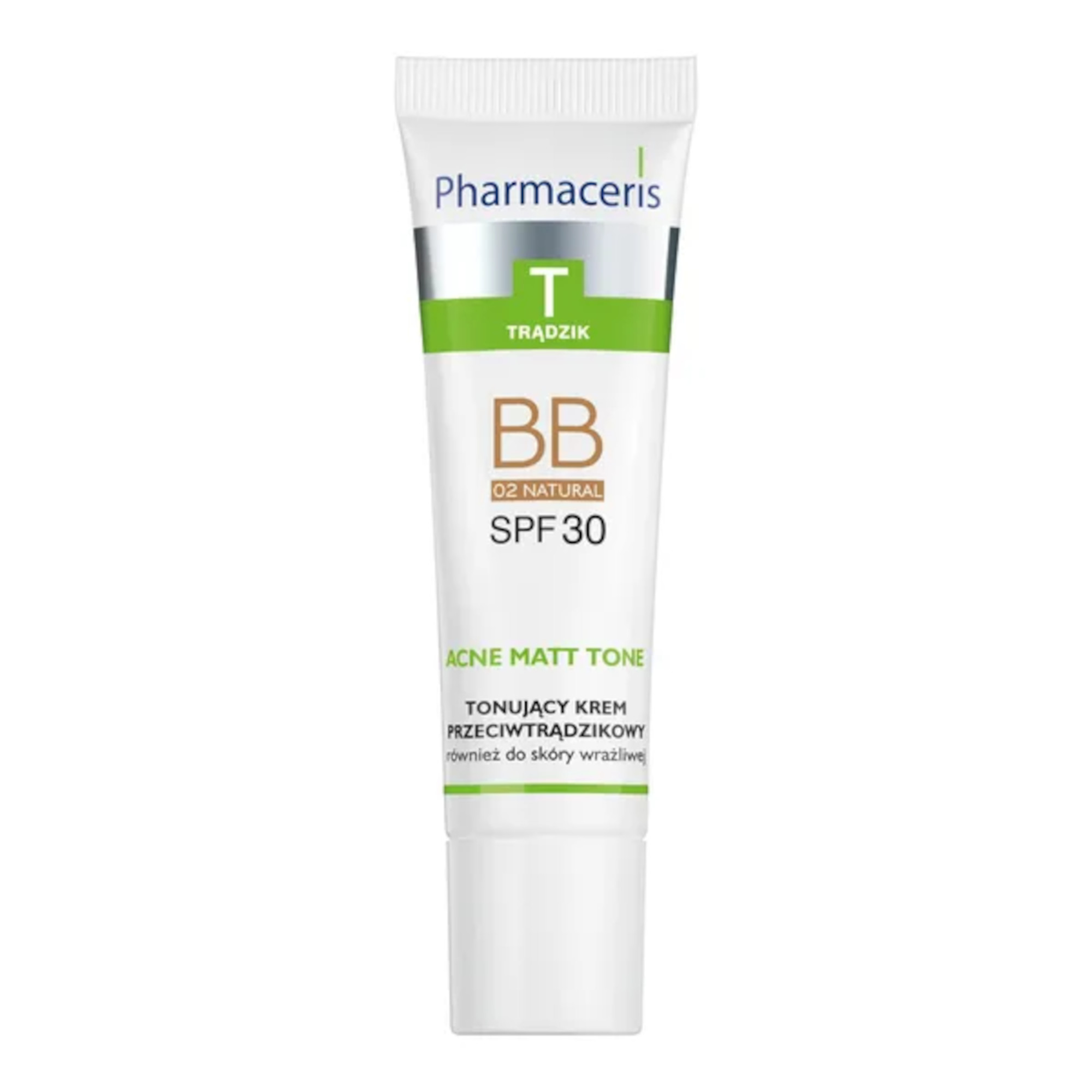 Pharmaceris T Acne Matt Tone, tonujący krem przeciwtrądzikowy BB SPF 30 02 Natural, 30 ml zdjęcie