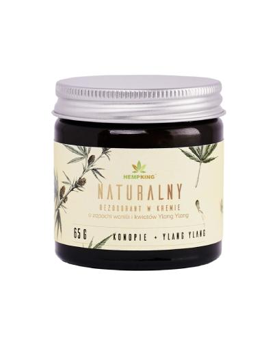 HempKing naturalny dezodorant konopny w kremie z CBD o zapachu wanilii i kwiatów Ylang Ylang 65 g zdjęcie