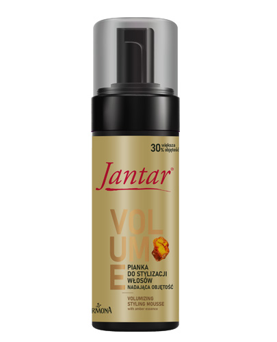 Jantar Pianka do stylizacji włosów nadająca objętość z esencją bursztynową, 150 ml zdjęcie