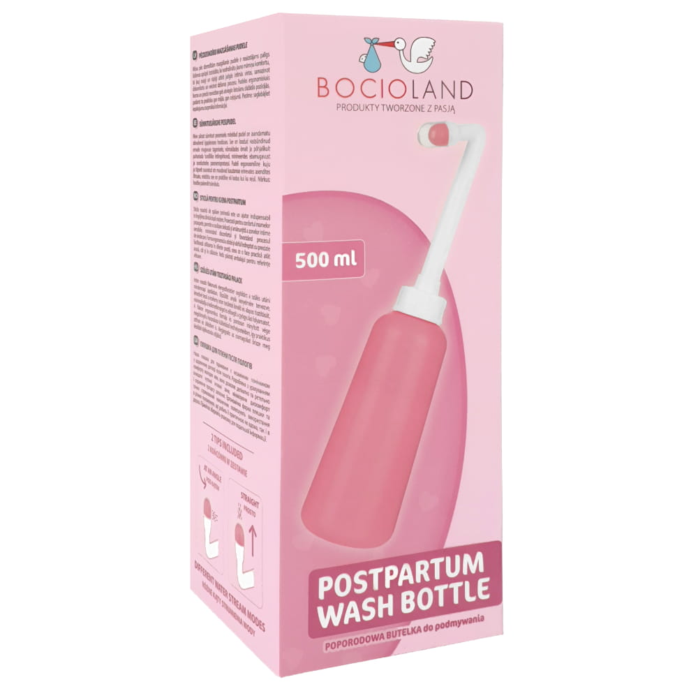 Bocioland, poporodowa butelka do podmywania, 500 ml