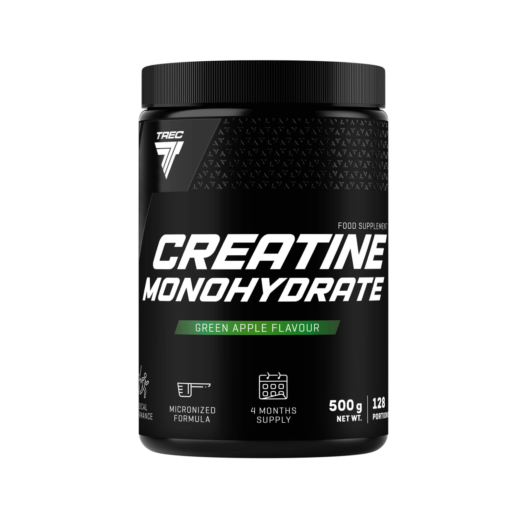 Trec Creatine Monohydrate, proszek, smak zielone jabłko, 500 g zdjęcie