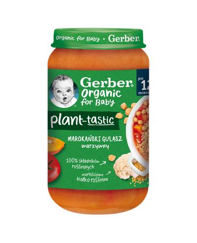 Gerber Organic for Baby Plant - Tastic Marokański gulasz warzywny po 12. miesiącu, 250 g, cena, opinie, składniki zdjęcie