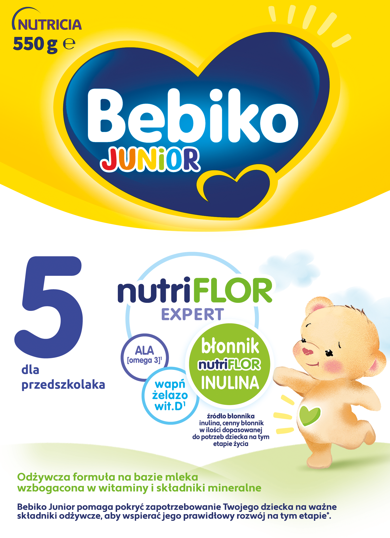 Bebiko Junior 5, mleko w proszku, 550 g zdjęcie