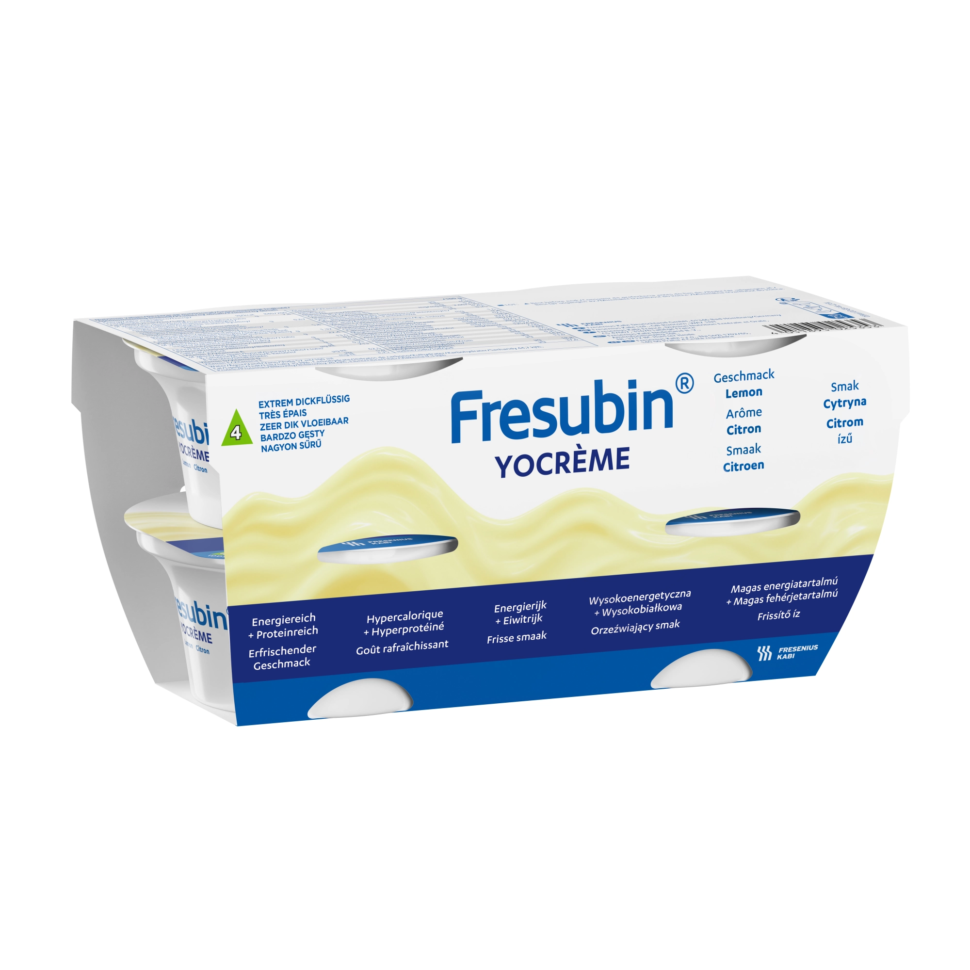 FRESUBIN YOCREME O smaku cytrynowym, 4 x 125 g zdjęcie