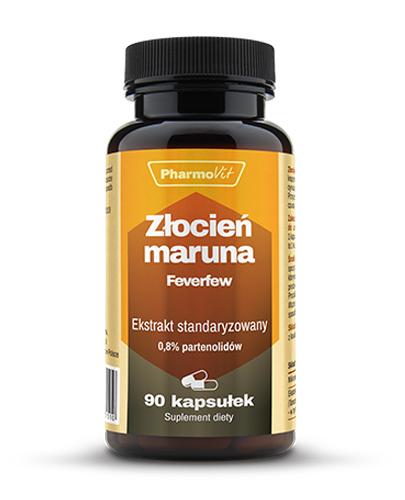 Pharmovit Złocień maruna Ekstrakt standaryzowany 0,8% partenolidów - 90 kaps. Na układ nerwowy - cena, opinie, stosowanie  zdjęcie