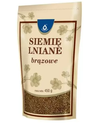 Siemię lniane brązowe 450 g zdjęcie