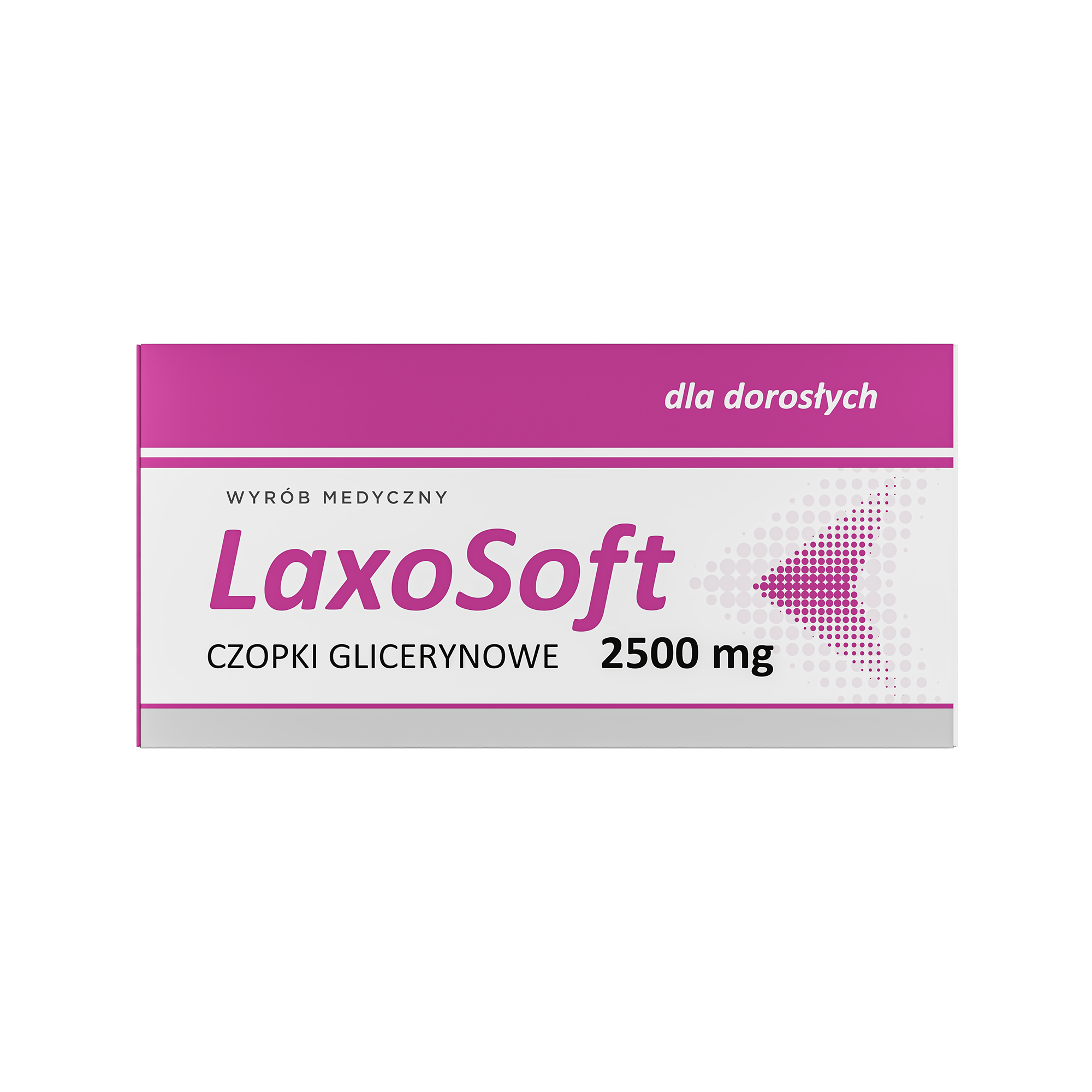 LaxoSoft Czopki Glicerynowe 2500 mg, 12 sztuk zdjęcie