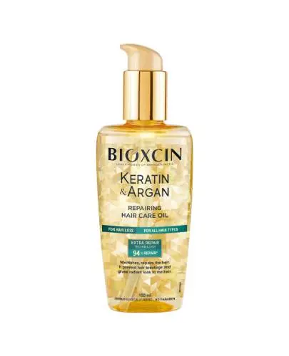 Bioxcin Keratin & Argan, Regenerujący olejek do włosów, 150 ml zdjęcie