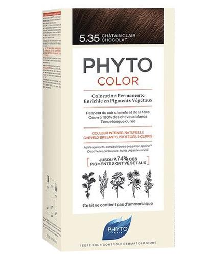 PHYTOCOLOR Farba do włosów 5.35 jasny czekoladowy brąz, 1 szt., cena, opinie, właściwości zdjęcie