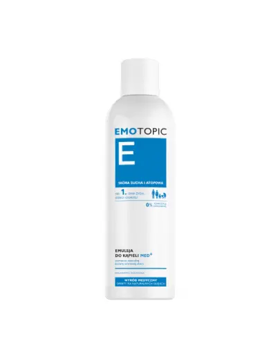 Emotopic Med+, emulsja do kąpieli do codziennego stosowania od 1. dnia życia, 400 ml zdjęcie