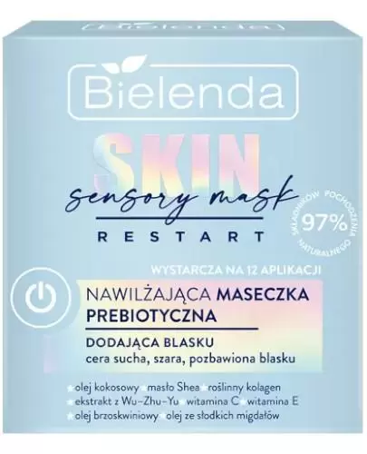 Bielenda Skin Sensory Mask Restart nawilżająca maseczka prebiotyczna 50 ml zdjęcie