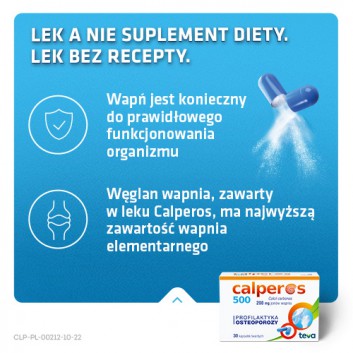 CALPEROS 500, 30 kapsułek