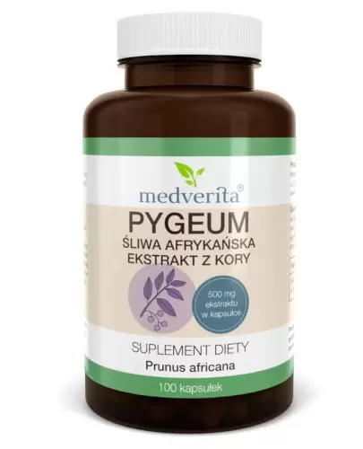 Medverita Pygeum śliwa afrykańska 100 kapsułek zdjęcie