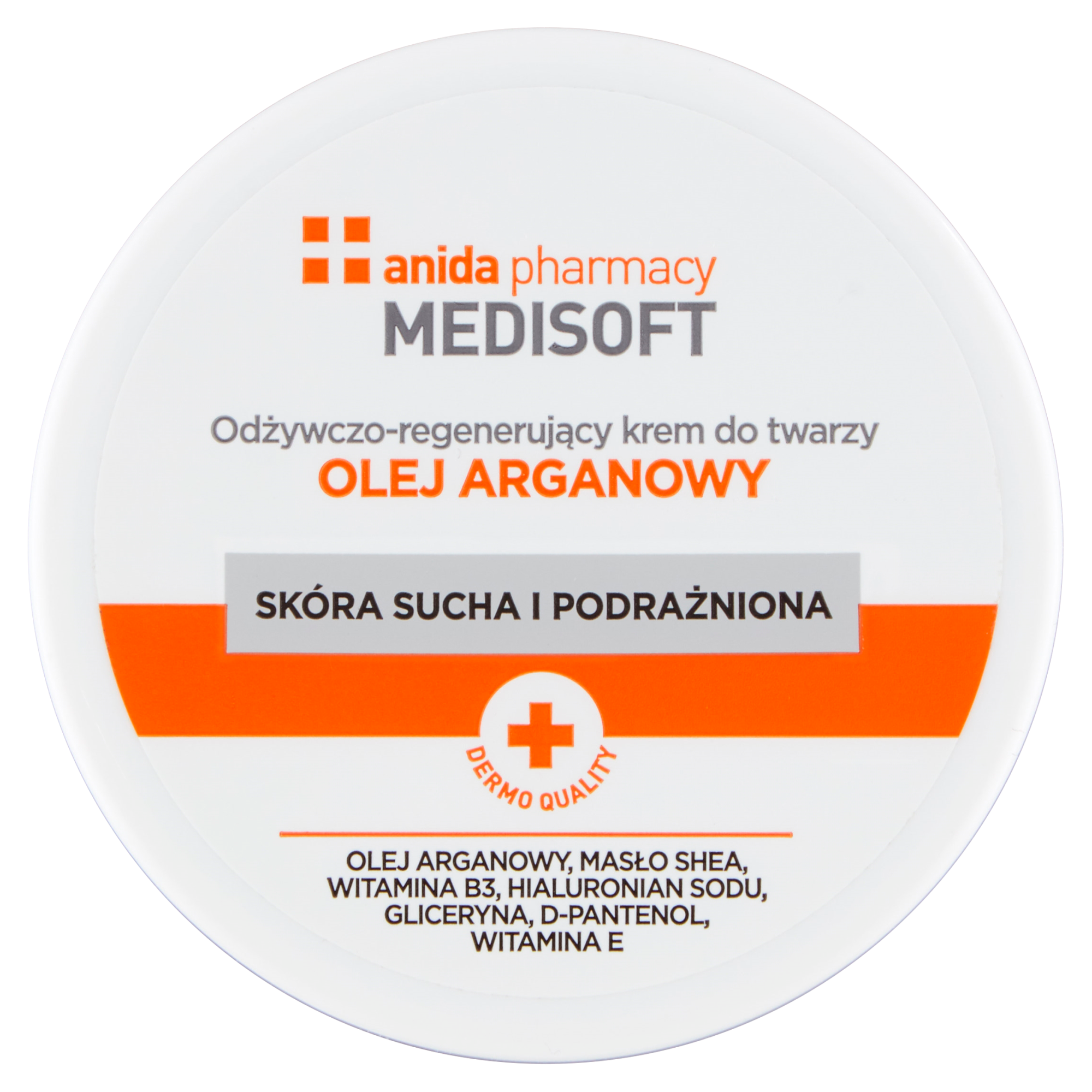 Anida MediSoft odżywczo-regenerujący krem do twarzy olej arganowy 100 ml zdjęcie