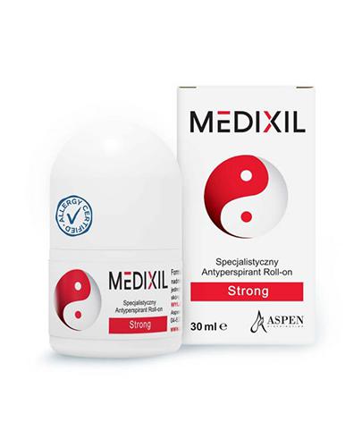 Medixil Strong Antyperspirant Roll-on, 30 ml cena, opinie, właściwości zdjęcie