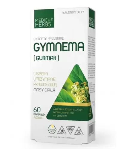 Medica Herbs Gymnema (Gurmar) 60 kapsułek zdjęcie