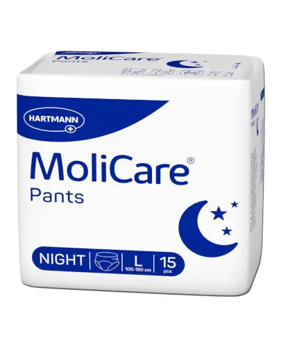 Hartmann MoliCare, Pants Night, Pieluchomajtki rozmiar L, 15 sztuk zdjęcie