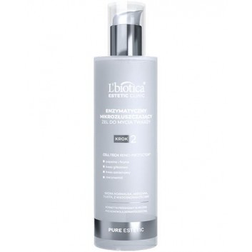 L'Biotica Estetic Clinic Pure Estetic Enzymatyczny Mikrozłuszczający Żel do mycia twarzy, 200 ml
