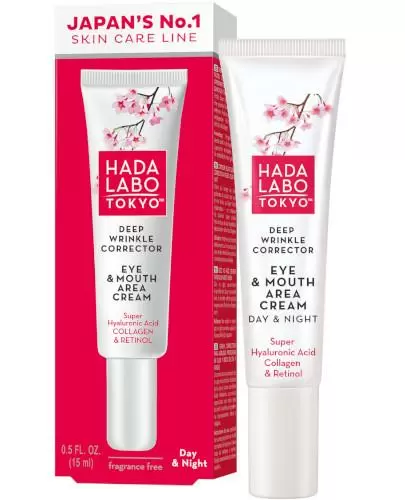 Hada Labo Tokyo Red krem na najgłębsze zmarszczki do okolic oczu i ust na dzień i noc 15 ml zdjęcie