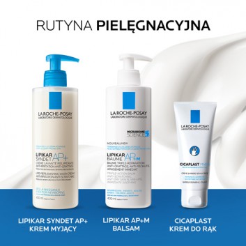 La Roche-Posay Lipikar Syndet AP+, krem myjący uzupełniający poziom lipidów, przeciw podrażnieniom skóry, 400 ml