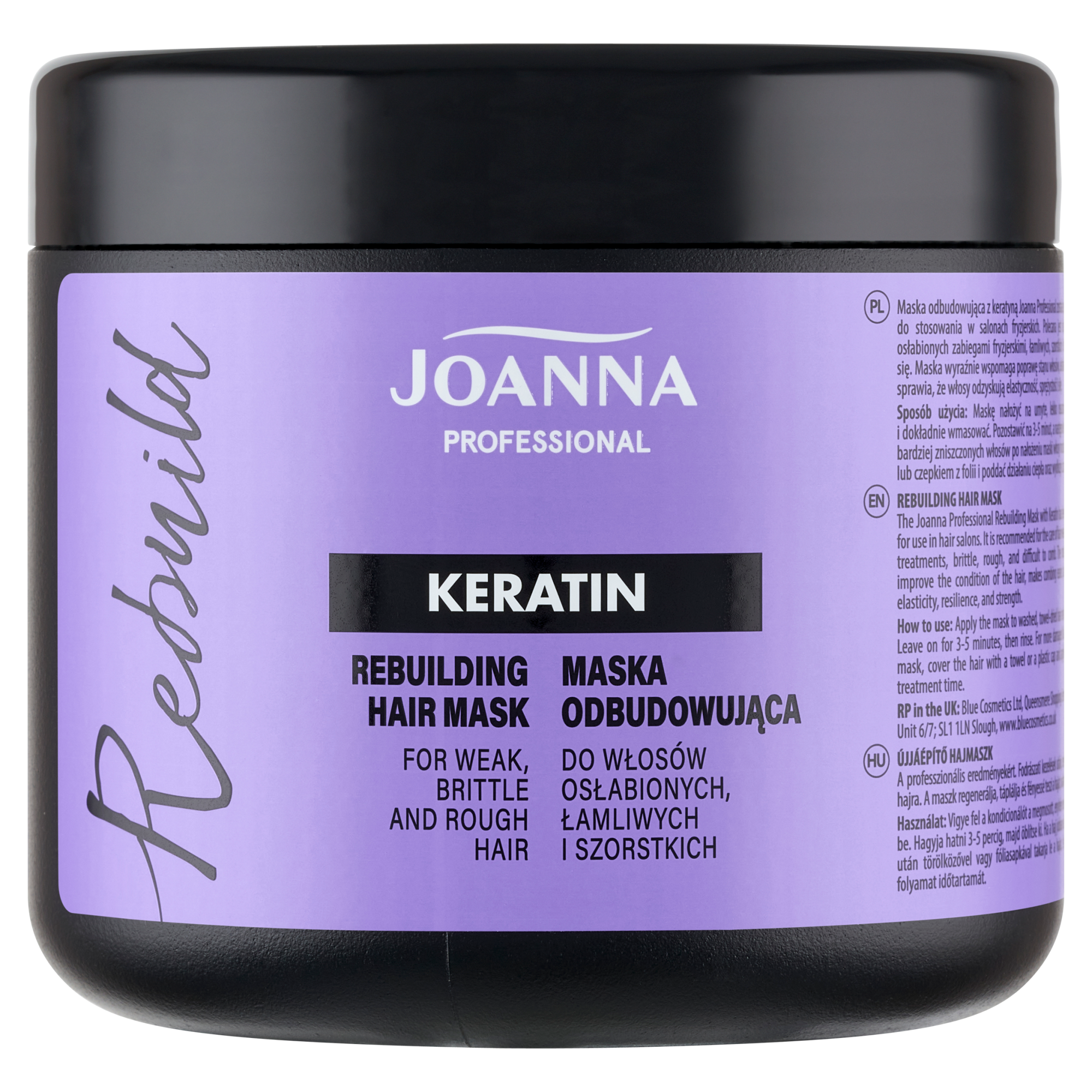 Joanna Professional Keratyna Maska odbudowująca, 500 g