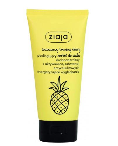 Ziaja ananasowy trening skóry peelingujący sorbet do ciała 160 ml zdjęcie