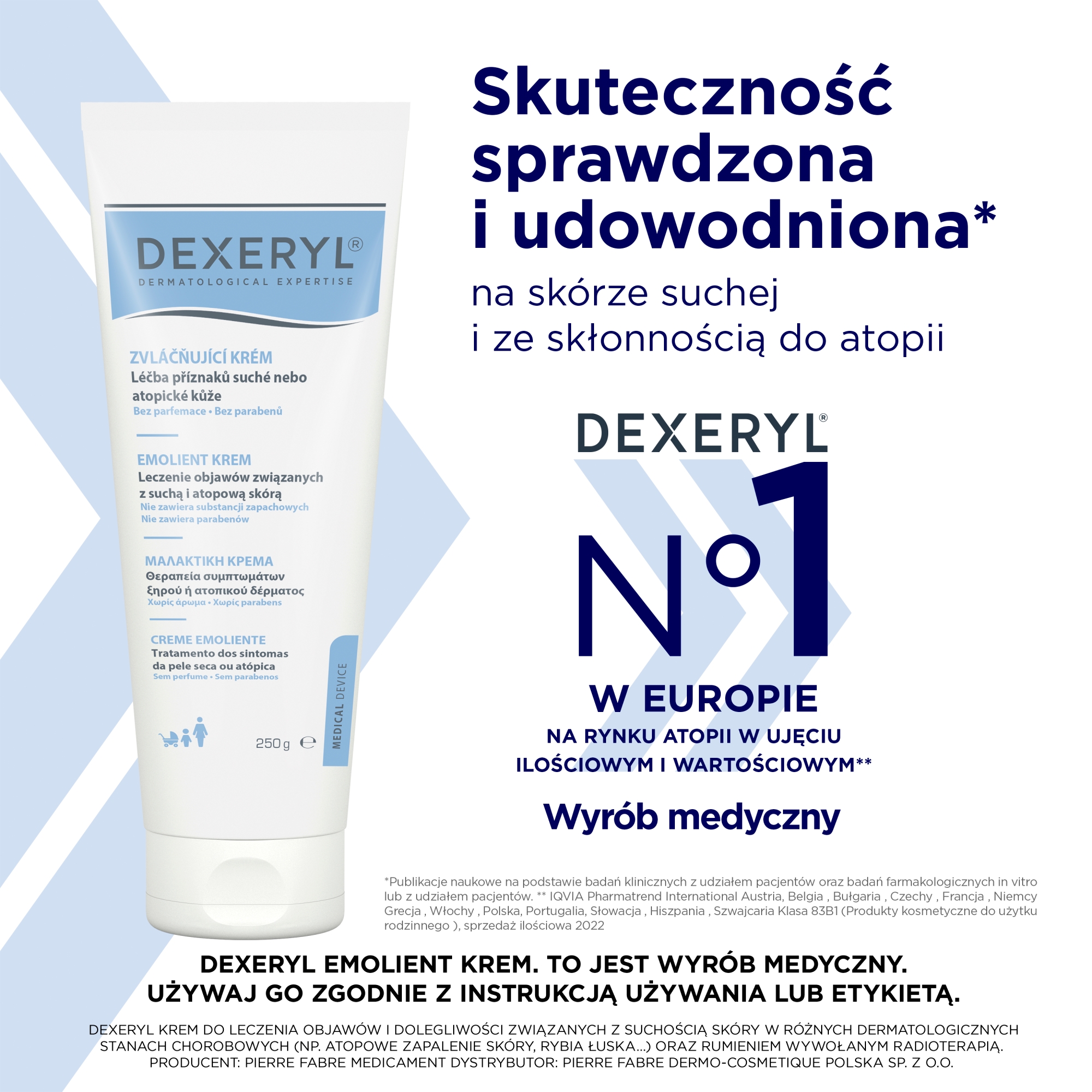 Dexeryl, emolient krem, 250 g
