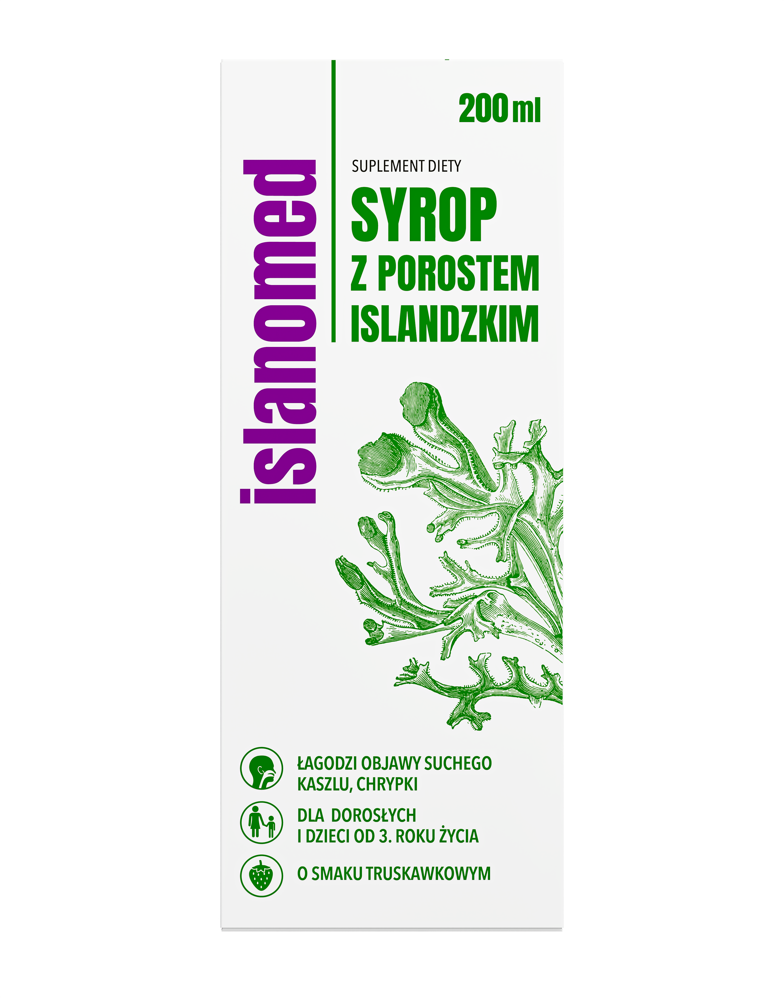 Islanomed Syrop z porostem islandzkim, 200 ml zdjęcie