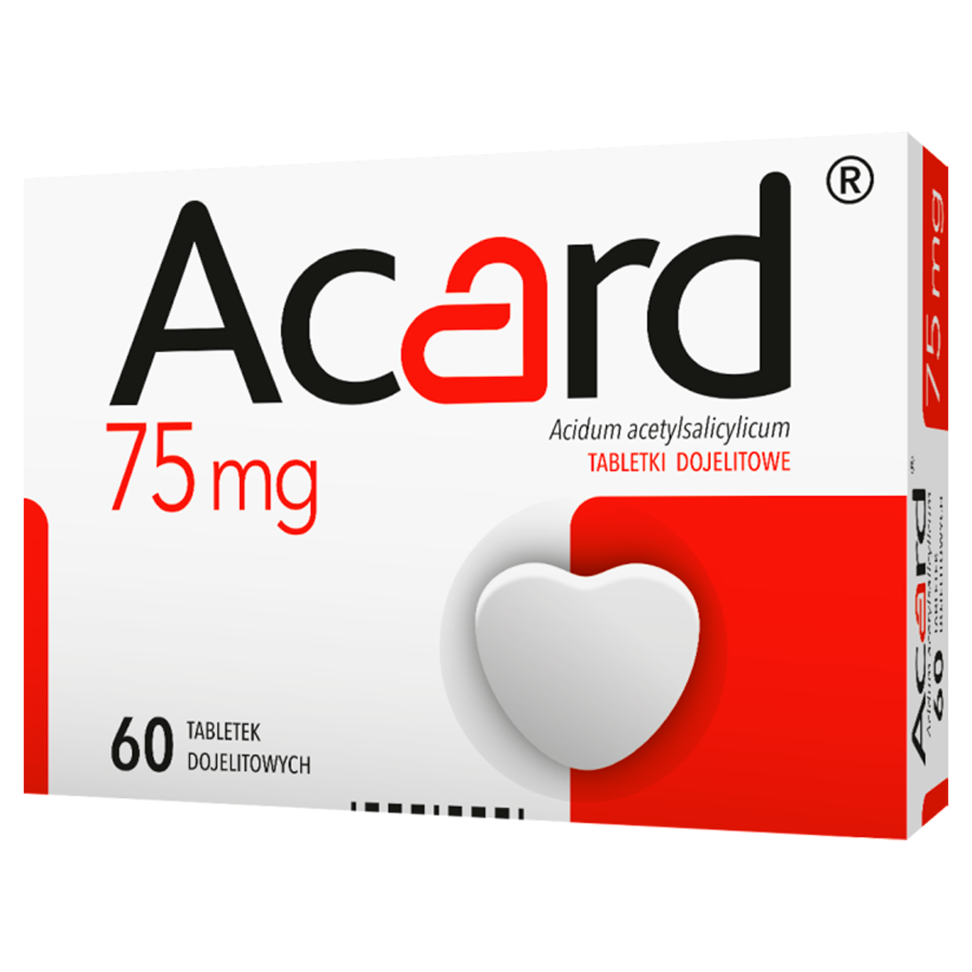 Acard 75mg 60 tabletek