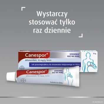 Canespor 10mg/g krem przeciwgrzybiczy z bifonazolem 15 g