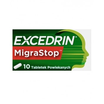 Excedrin Migra Stop 250 mg + 250 mg + 65 mg tabletki przeciwbólowe 10 sztuk