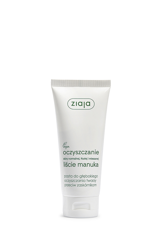 ZIAJA OCZYSZCZANIE Liście manuka pasta do głębokiego oczyszczania przeciw zaskórnikom, 75 ml zdjęcie