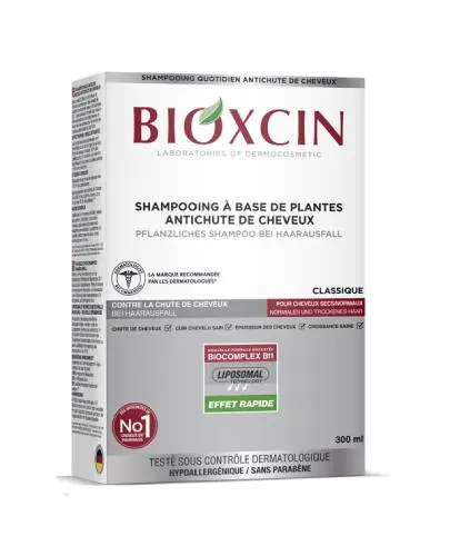 Bioxcin Classic, Szampon do włosów normalnych i suchych, przeciw wypadaniu włosów, 300 ml zdjęcie