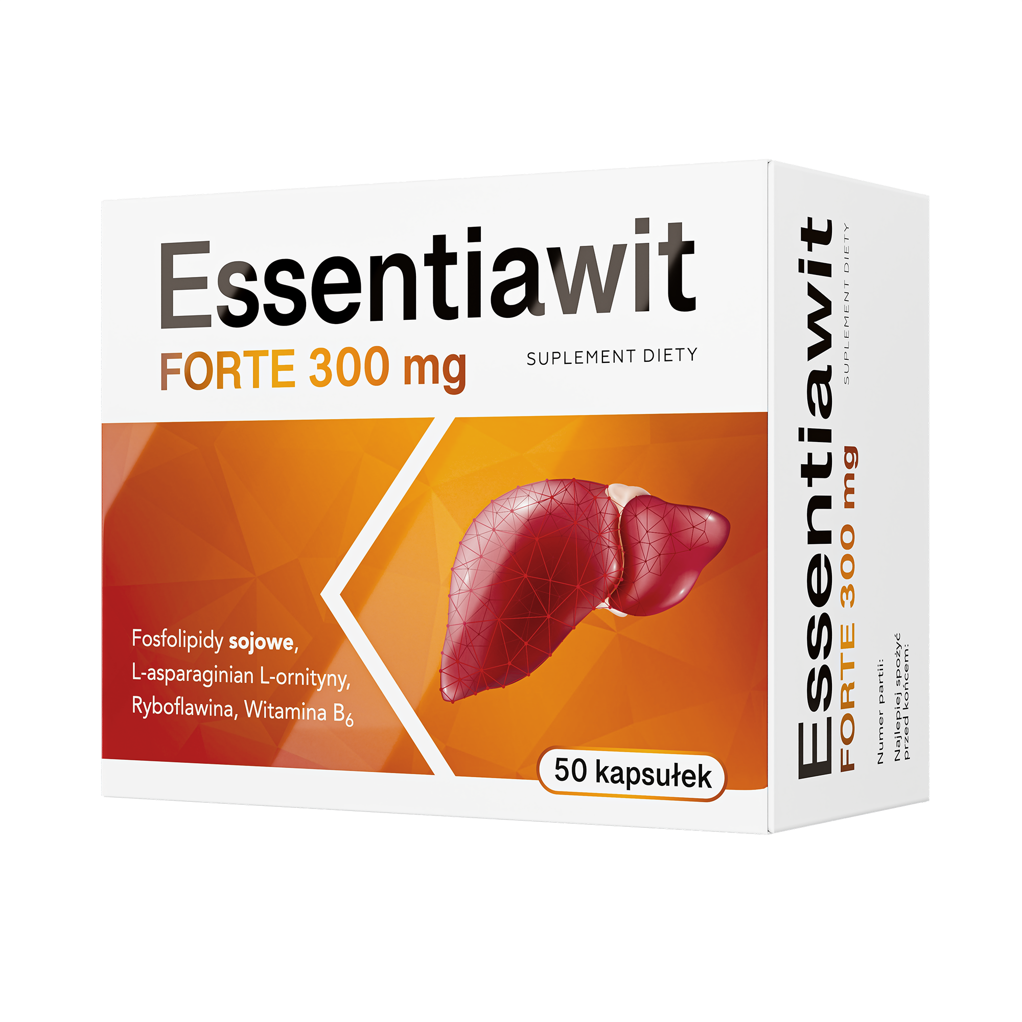 Essentiawit Forte 300 mg, kapsułki, 50 sztuk