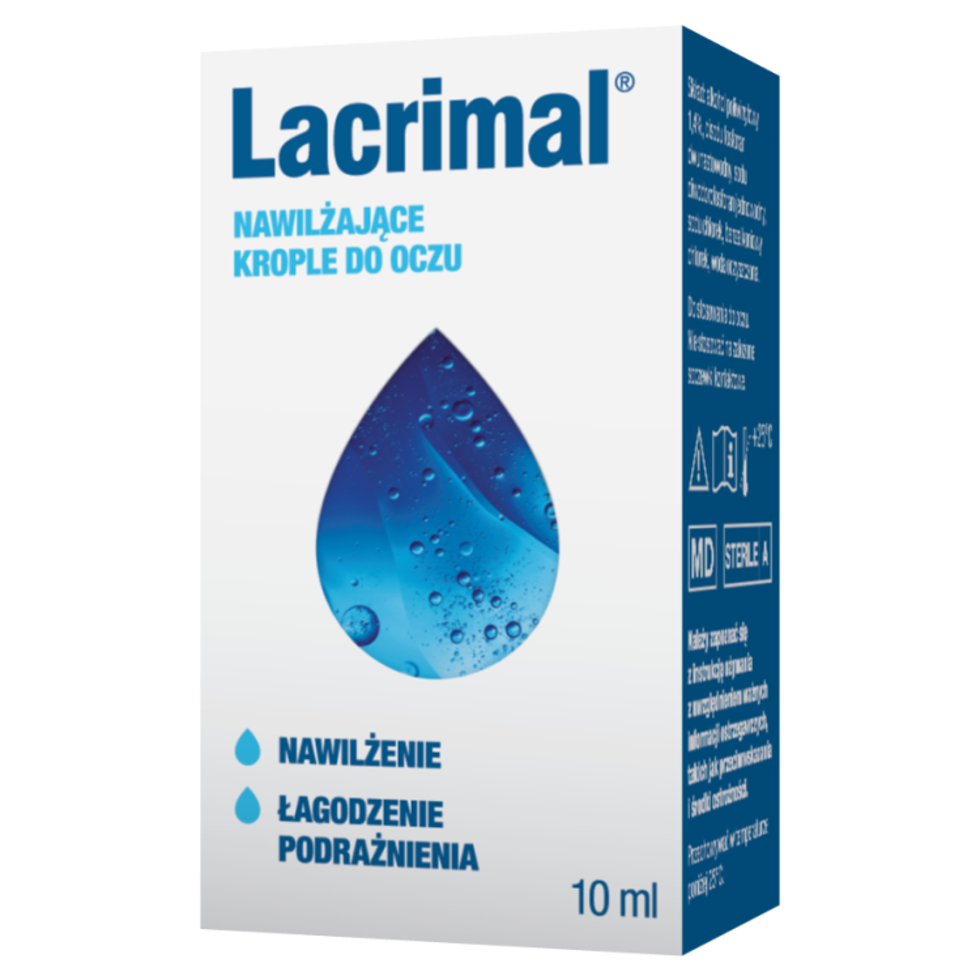 Lacrimal nawilżające krople do oczu 10 ml zdjęcie