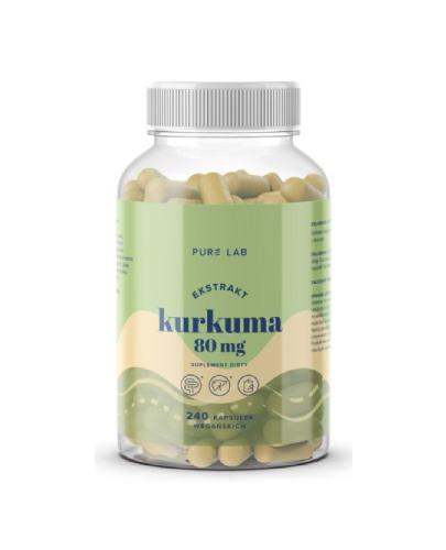 Pure Lab Kurkuma 80 mg, 240 kapsułek zdjęcie
