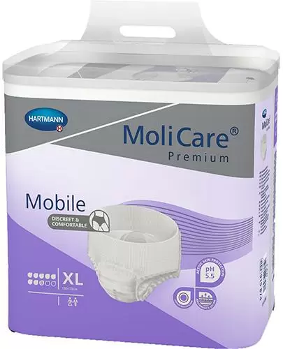 Hartmann MoliCare Premium Mobile majtki chłonne 8 kropli rozmiar XL 30 sztuk zdjęcie