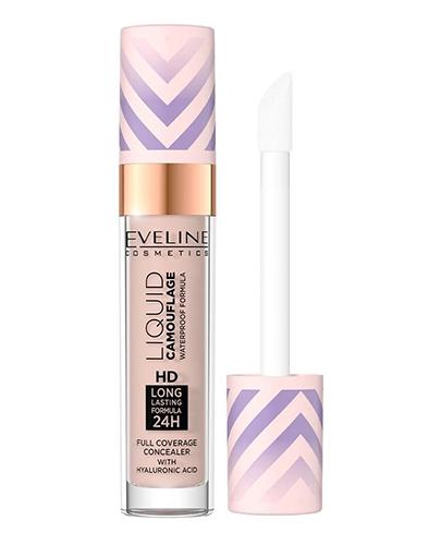 Eveline Korektor kamuflujący do twarzy z kwasem hialuronowym wodoodporny 03 soft natural, 7,5 ml, cena, opinie, stosowanie zdjęcie