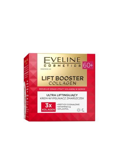 Eveline Lift booster collagen Ultra liftingujący krem-wypełniacz zmarszczek 60+, 50 ml zdjęcie