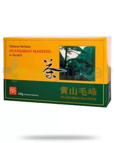 Ginseng Zielona herbata HUANGSHAN MAOFENG w liściach 100 g zdjęcie
