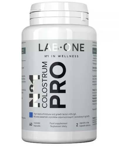 Lab One N1 Colostrum Pro 60 kapsułek zdjęcie