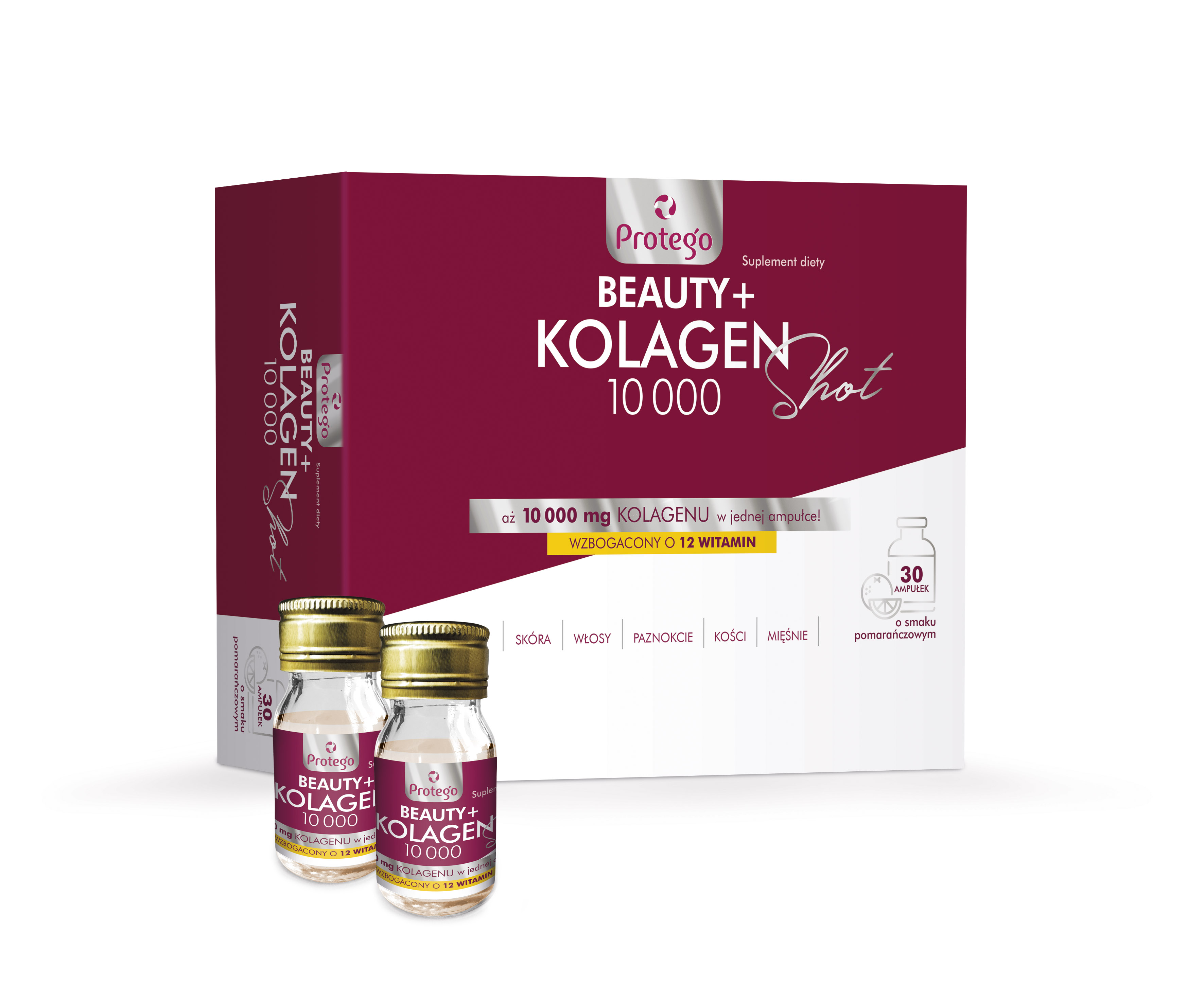 Salvum Lab, Protego Beauty + kolagen 10 000 Shot, shot, 30 szt zdjęcie