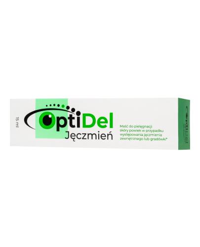 OptiDel Jęczmień Maść do pielęgnacji skóry powiek, 15 ml zdjęcie