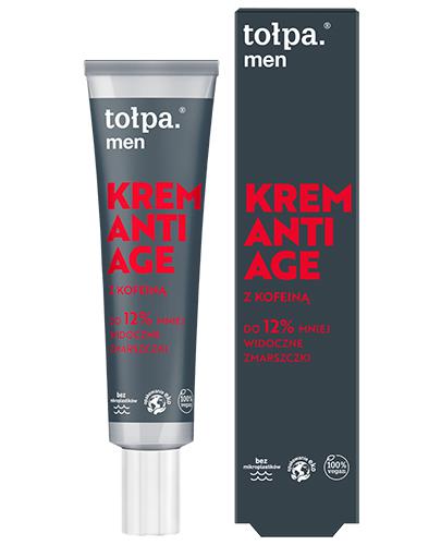 Tołpa Men Krem anti age z kofeiną, 40 ml, cena, opinie, skład zdjęcie
