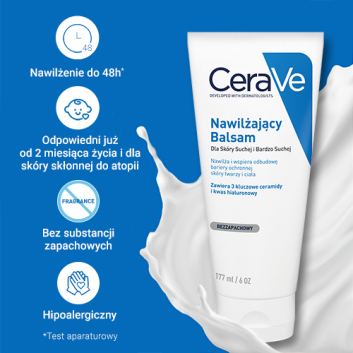 CeraVe nawilżający balsam dla skóry suchej i bardzo suchej 177 ml